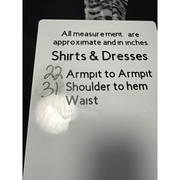 Christopher & Banks Open Front Blazer Animal Print Lining & Roll-Tab Cuffs Sz L - Picture 12 of 12